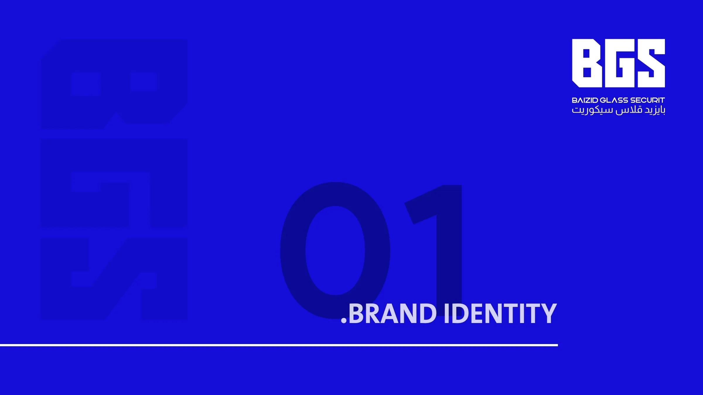 Brand guidelines of BGS, Baizid Glass Sécurit, glass manufacturing, page 1 of 20