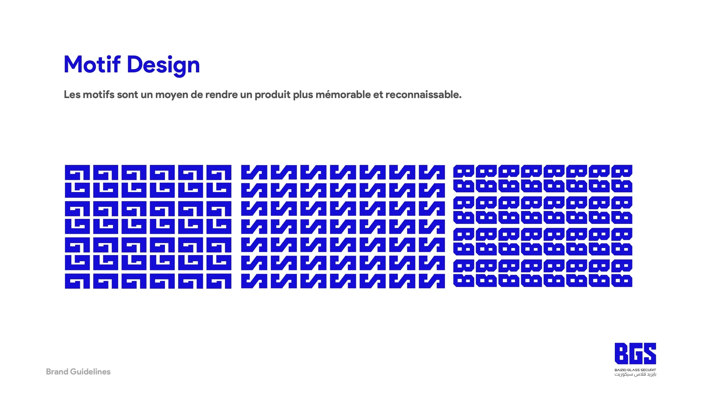 Brand guidelines of BGS, Baizid Glass Sécurit, glass manufacturing, page 20 of 20